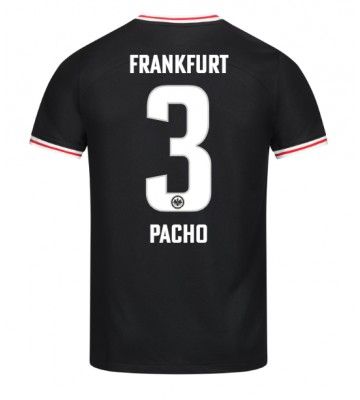 Eintracht Frankfurt Willian Pacho #3 Segunda Equipación 2023-24 Manga Corta